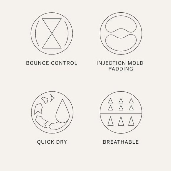 NWOT VICTORIA'S SECRET VSX Featherweight Max™ Sports Bra Gray Grey 32DDD / 32F - Picture 4 of 9